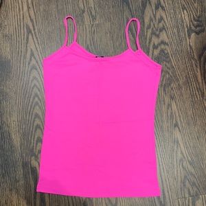 NWOT Zara neon pink tank